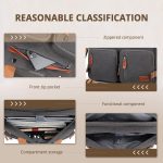 MOLNIA 3 in 1 Laptop Backpack, 17.3 inch Computer Bags for Men, Laptop Backpack for Men, for Travel Bussiness School Men Women, Black - Image 4